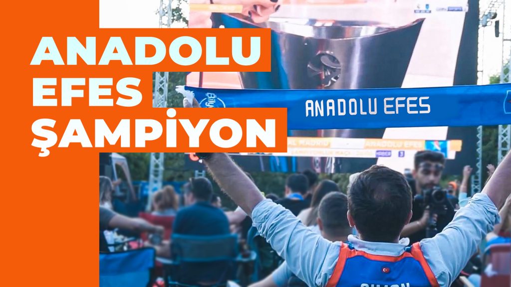 Anadolu Efes Avrupa Şampiyonu 🏆